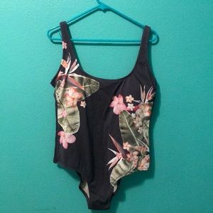 NWT Kona Sol XL Floral One Piece Swimsuit